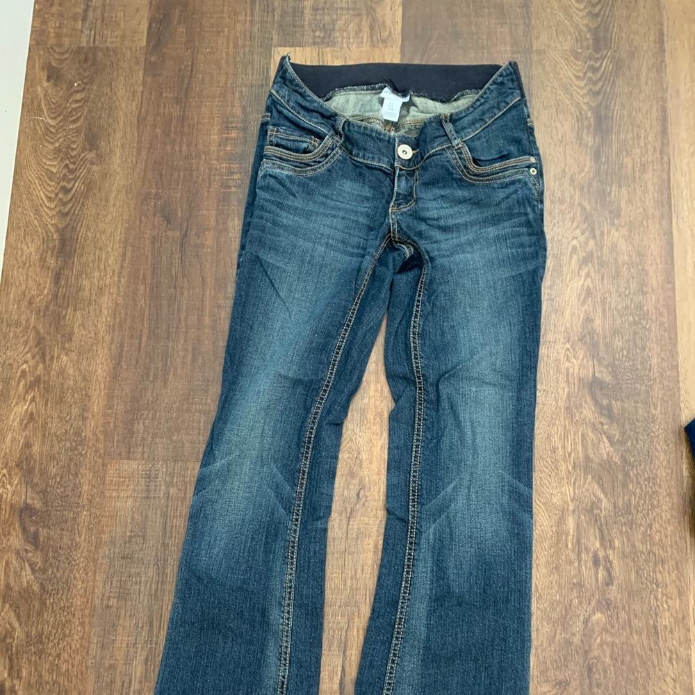 Motherhood maternity bootcut jeans- small